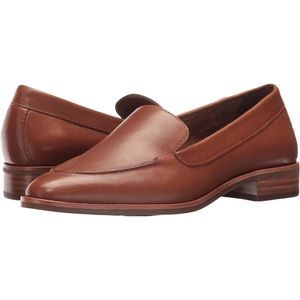 Aerosoles Women's East Side Loafer, Tan Brown 100% Leather, Size 7
